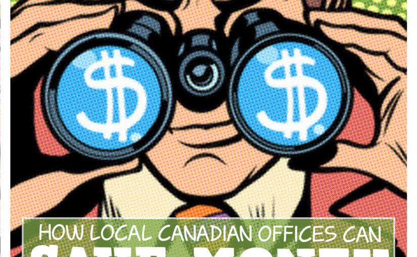 How Local Canadian Offices Can Save Money On Supplies & Procurement
